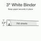 Cardinal&reg; Xtralife ClearVue Locking Slant-D Binder - 26330