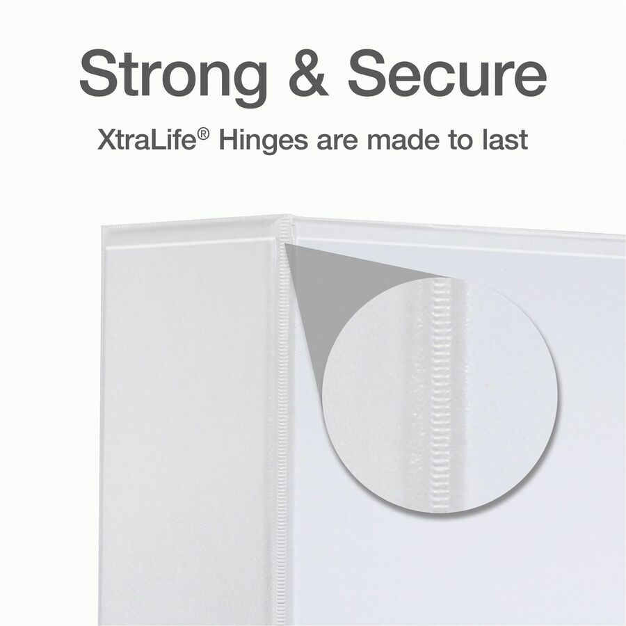 Cardinal&reg; Xtralife ClearVue Locking Slant-D Binder - 26330