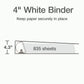 Cardinal&reg; Xtralife ClearVue Locking Slant-D Binder - 26340