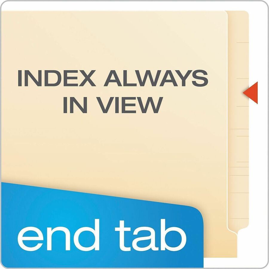 Pendaflex Letter Recycled End Tab File Folder - 13160