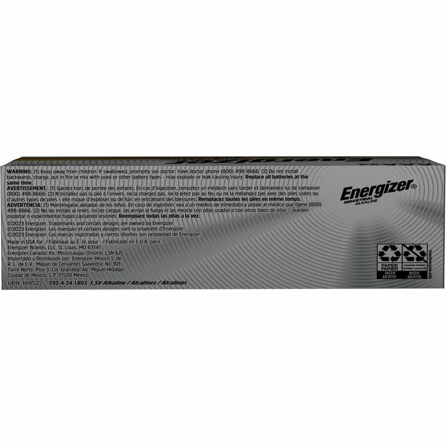 Energizer Industrial Battery - EN92