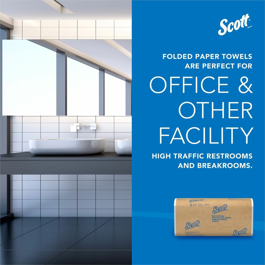 Scott&reg; Multifold Paper Towels with Absorbency Pockets - 01804