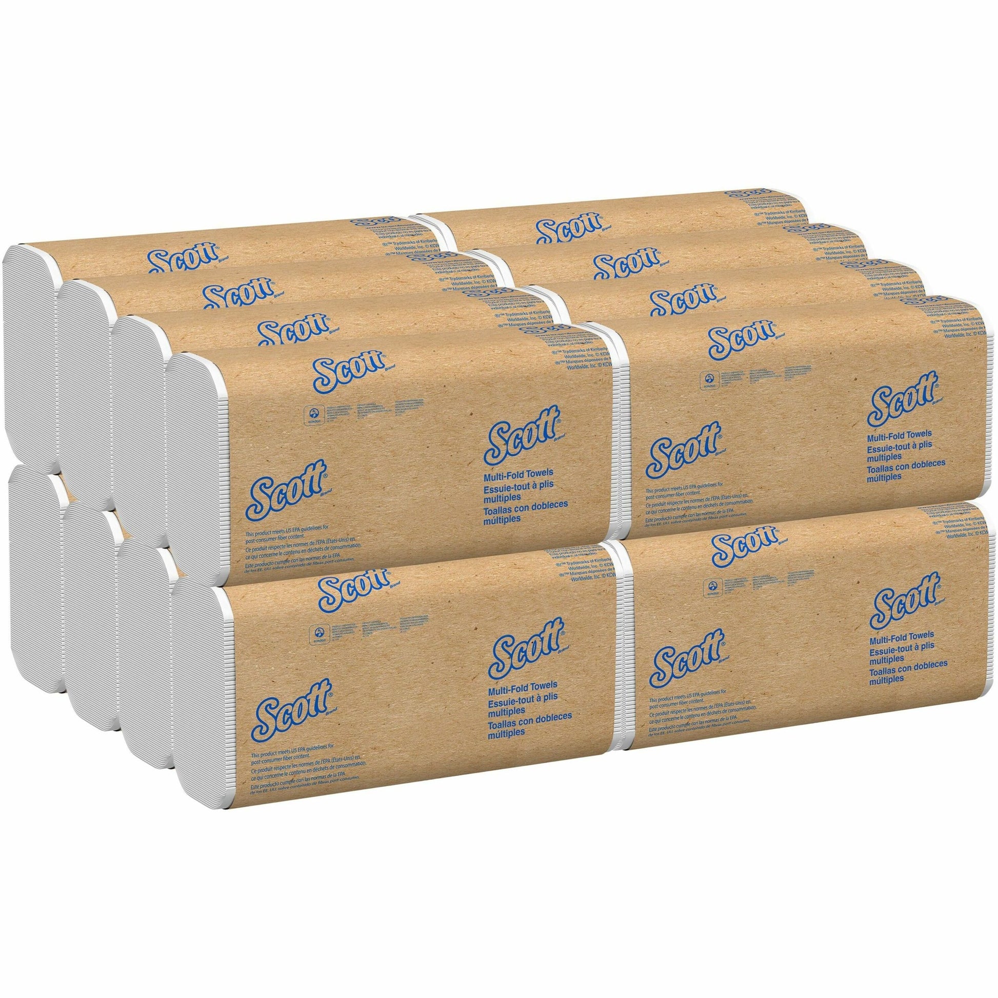 Scott&reg; Multifold Paper Towels with Absorbency Pockets