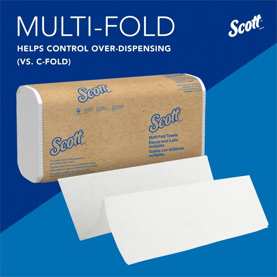 Scott&reg; Multifold Paper Towels with Absorbency Pockets - 01804