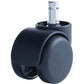 Master Caster Safety Series Carpet Casters, Oversized Neck, 5/Set
