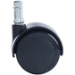 Master Caster Safety Series Chair Mat Casters, Standard Neck, 5/Set - 64334