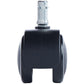 Master Caster Safety Series Chair Mat Casters, Standard Neck, 5/Set - 64334