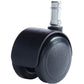 Master Caster Safety Series Chair Mat Casters, Standard Neck, 5/Set
