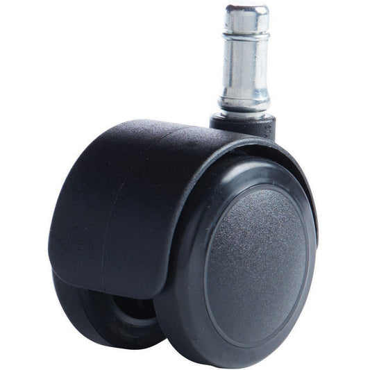 Master Caster Safety Series Chair Mat Casters, Standard Neck, 5/Set