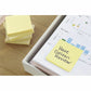 Post-it&reg; Original Lined Notes, Canary Yellow, 3" x 5" , 100 Sheets/Pad, 12 Pads/PK - 635
