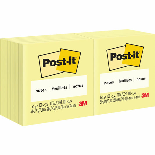 Post-it&reg; Notes Original Notepads