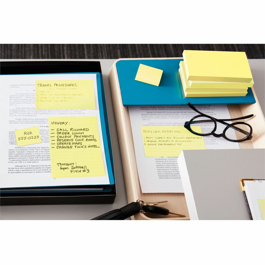 Post-it&reg; Notes Original Notepads - MMM 654