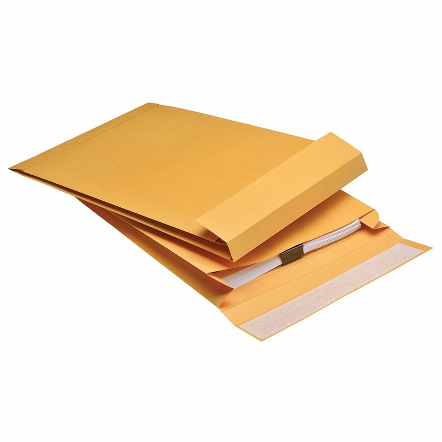 Quality Park 10 x 13 x 2 Expansion Envelopes with Self-Seal Closure - 93336