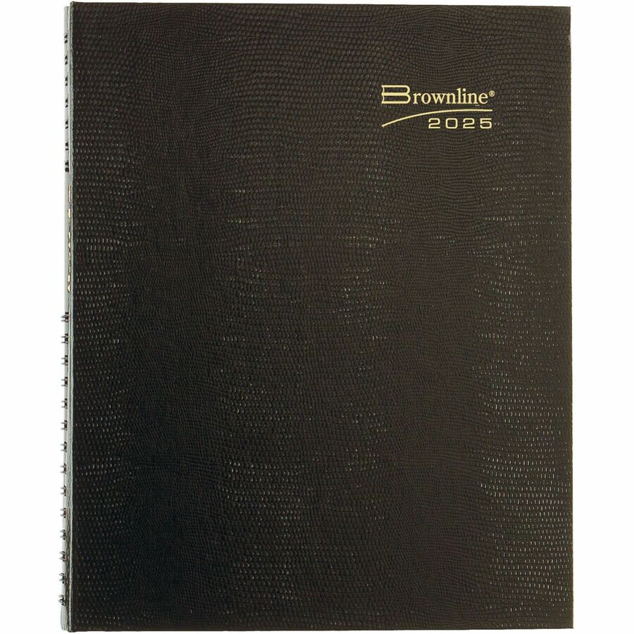 Brownline CoilPro 14-Month Monthly Planner, 8-7/8" x 7-1/8" , English - CB1200C.BLK