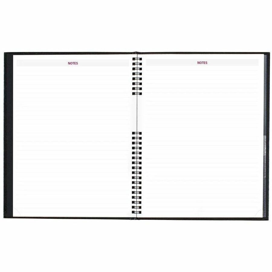 Brownline CoilPro Monthly Planner (14 Months) , 11" x 8-1/2" , English, Black - CB1262C.BLK
