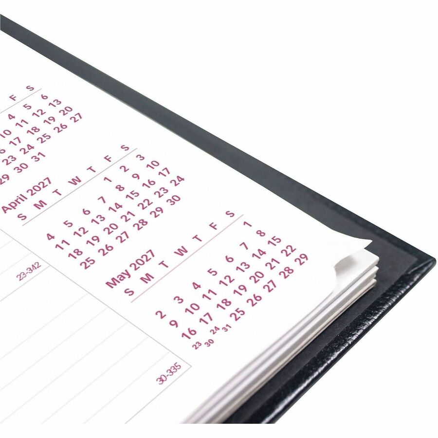 Brownline CoilPro Monthly Planner (14 Months) , 11" x 8-1/2" , English, Black - CB1262C.BLK