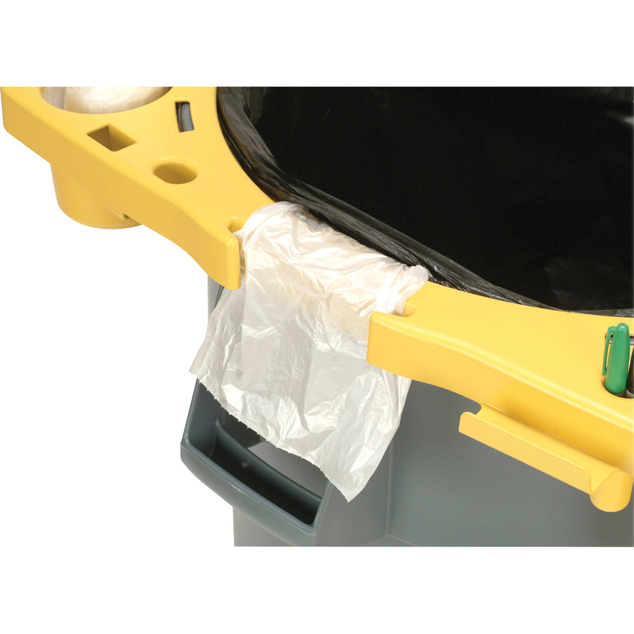 Rubbermaid Commercial Brute Rim Caddy - 9W8700 YEL