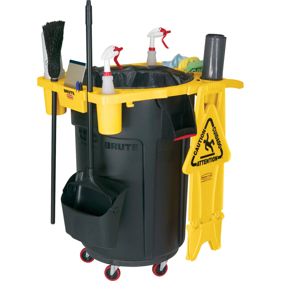 Rubbermaid Commercial Brute Rim Caddy - 9W8700 YEL