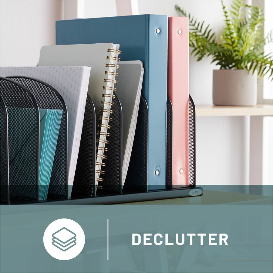 Safco Mesh Desk Organizers - 3253BL