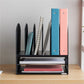 Safco Onyx 2 Horizontal/6 Upright Desk Organizer - 3255BL