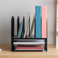 Safco Onyx 2 Horizontal/6 Upright Desk Organizer - 3255BL