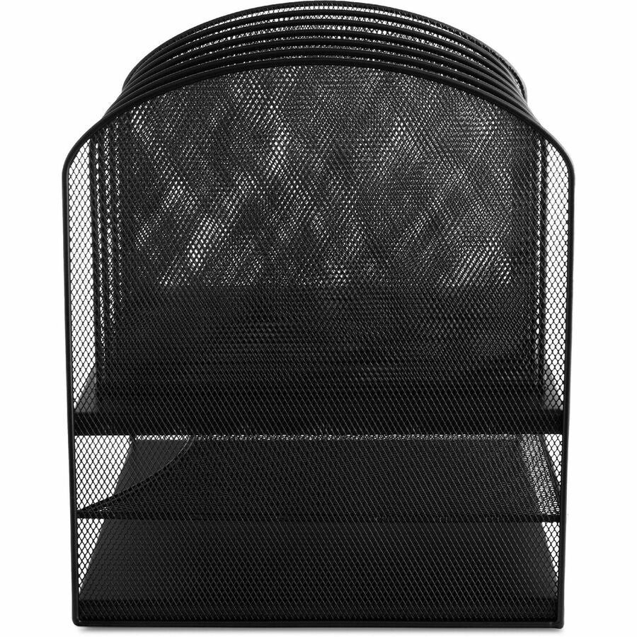 Safco Onyx 2 Horizontal/6 Upright Desk Organizer - 3255BL