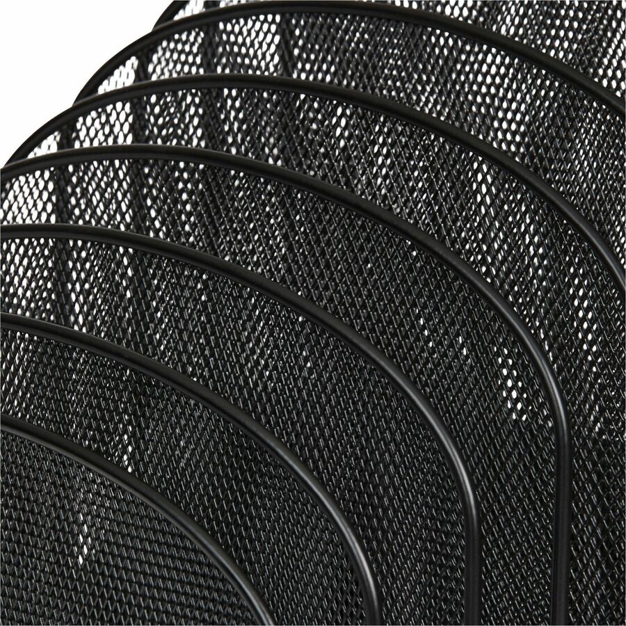 Safco Onyx Wire Mesh Desktop Organizer - 3258BL