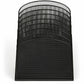Safco Onyx Wire Mesh Desktop Organizer - 3258BL