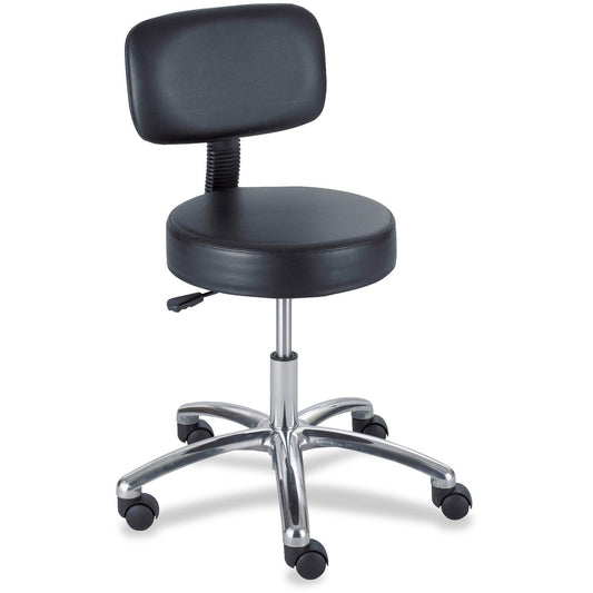 Safco 3430BL Pneumatic Lab Stool With Back