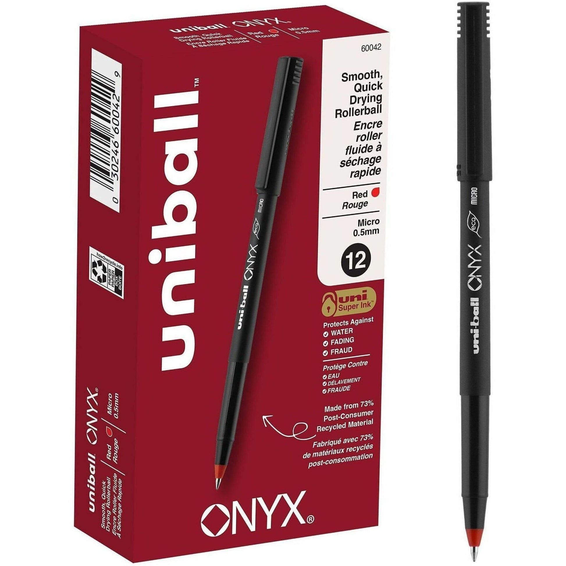 uniball&trade; Onyx Rollerball Pen