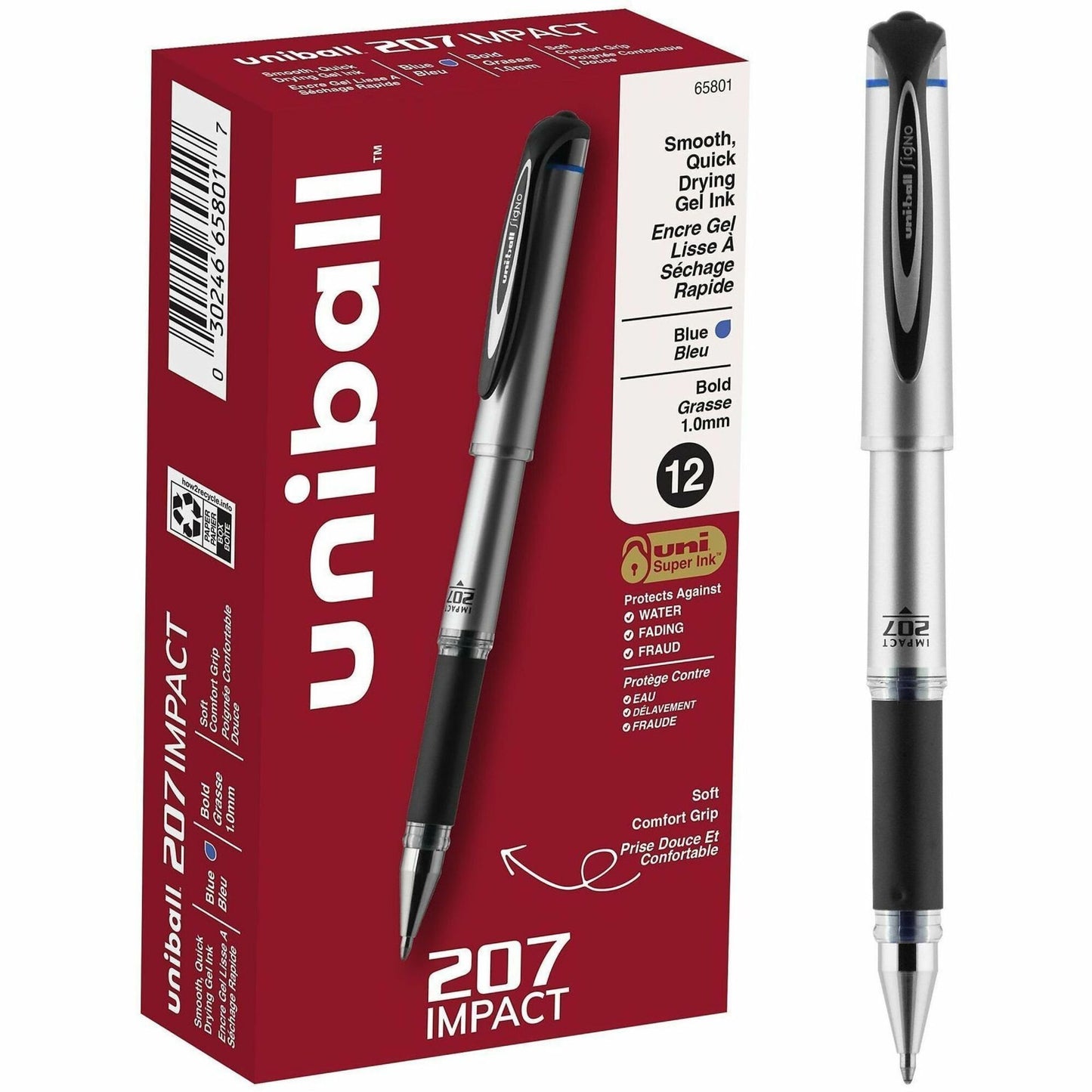 uniball 207 Impact Gel Pens