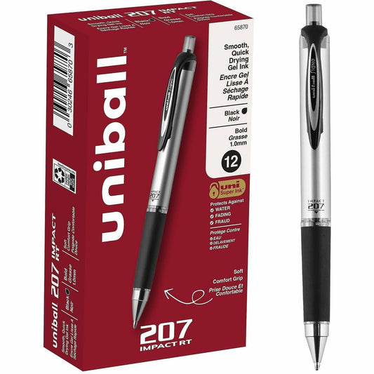 uniball 207 Impact Retractable Gel Pens