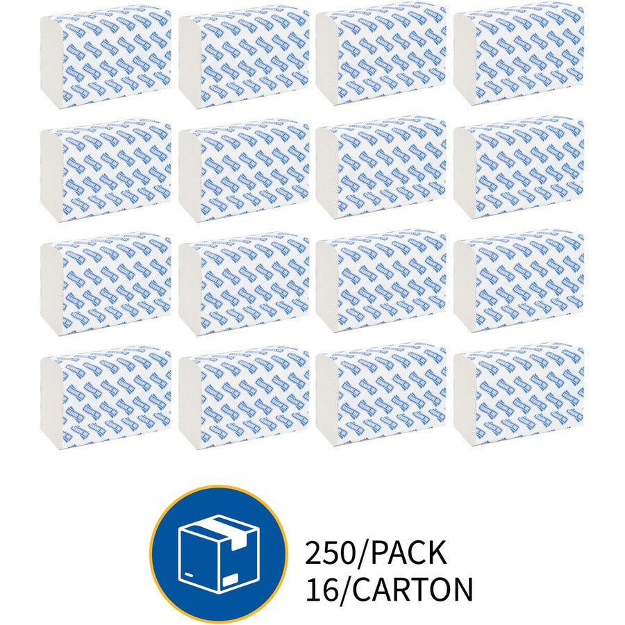 Genuine Joe Paper Towel Multi fold 250 sheets White - 21100