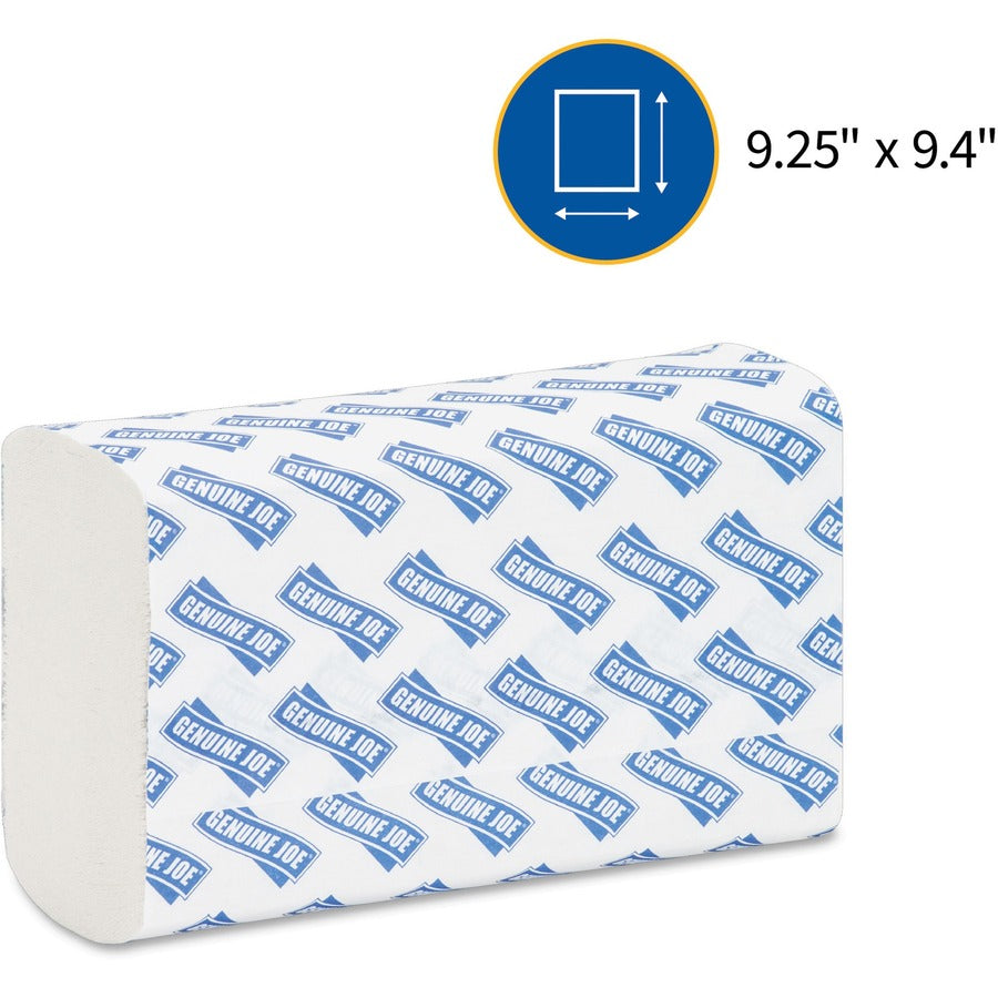 Genuine Joe Paper Towel Multi fold 250 sheets White - 21100
