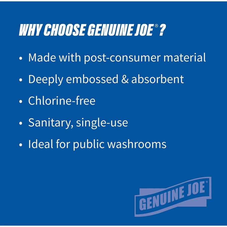 Genuine Joe Paper Towel Multi fold 250 sheets White - 21100