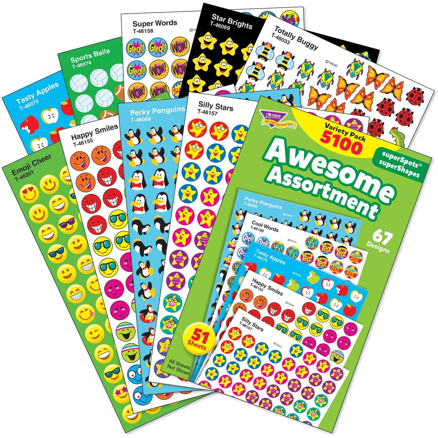 Trend Superspots & Supershapes Stickers