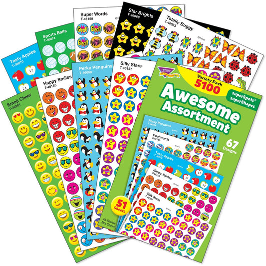 Trend Superspots & Supershapes Stickers