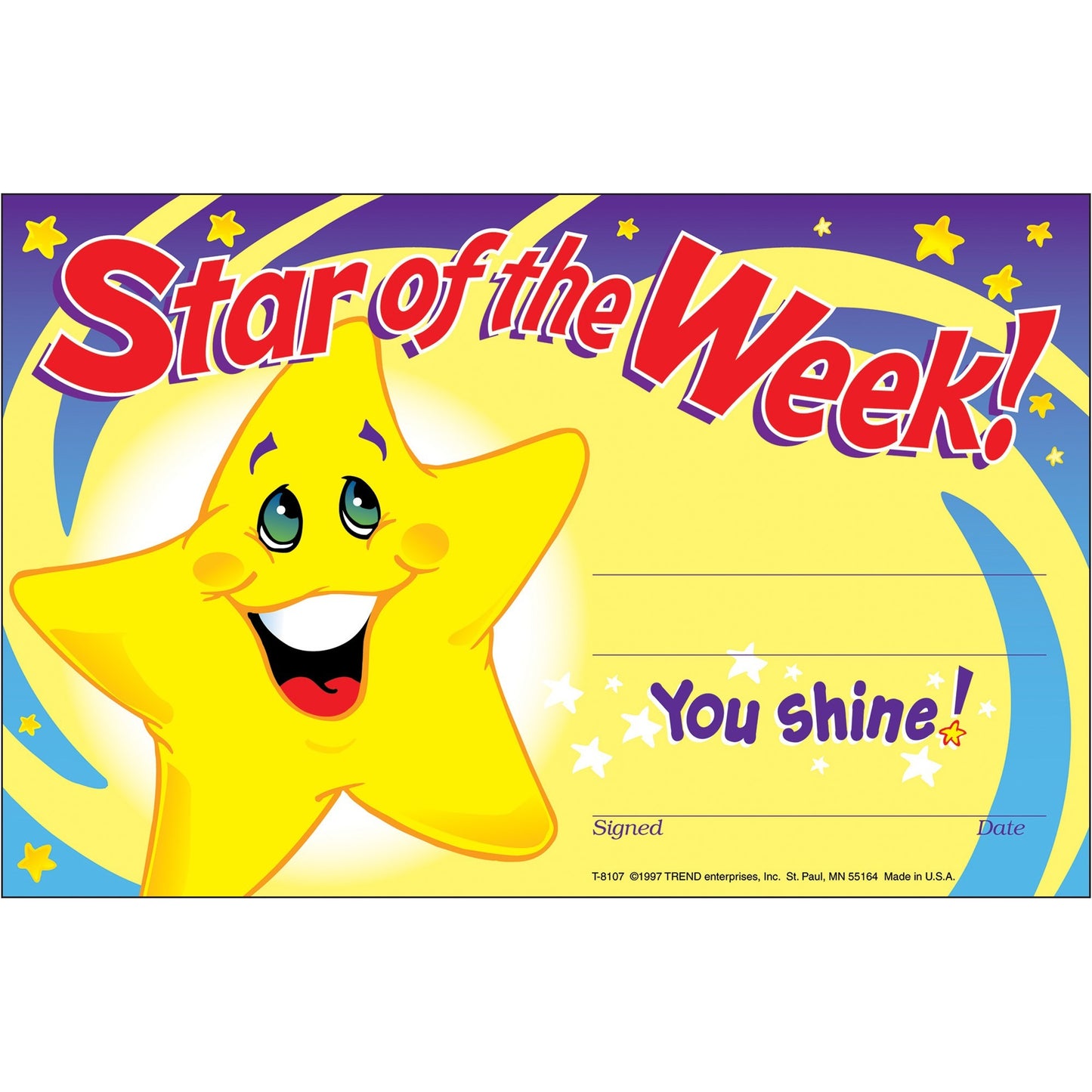 Trend Recognition Awards Star of the Week!