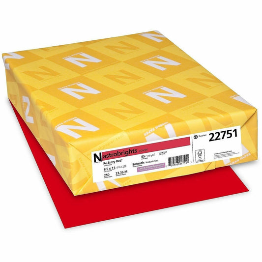Astrobrights Color Card Stock - Re-Entry Red