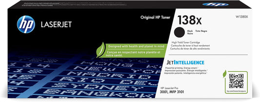 HP 138X Blk LaserJet Toner Cartridge  W1380X
