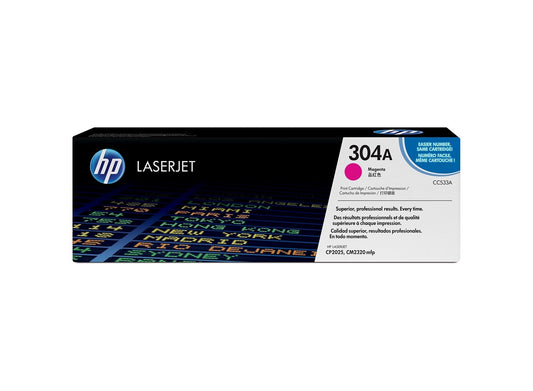 HP 304A Original Toner Cartridge - Single Pack - Magenta - CC533A