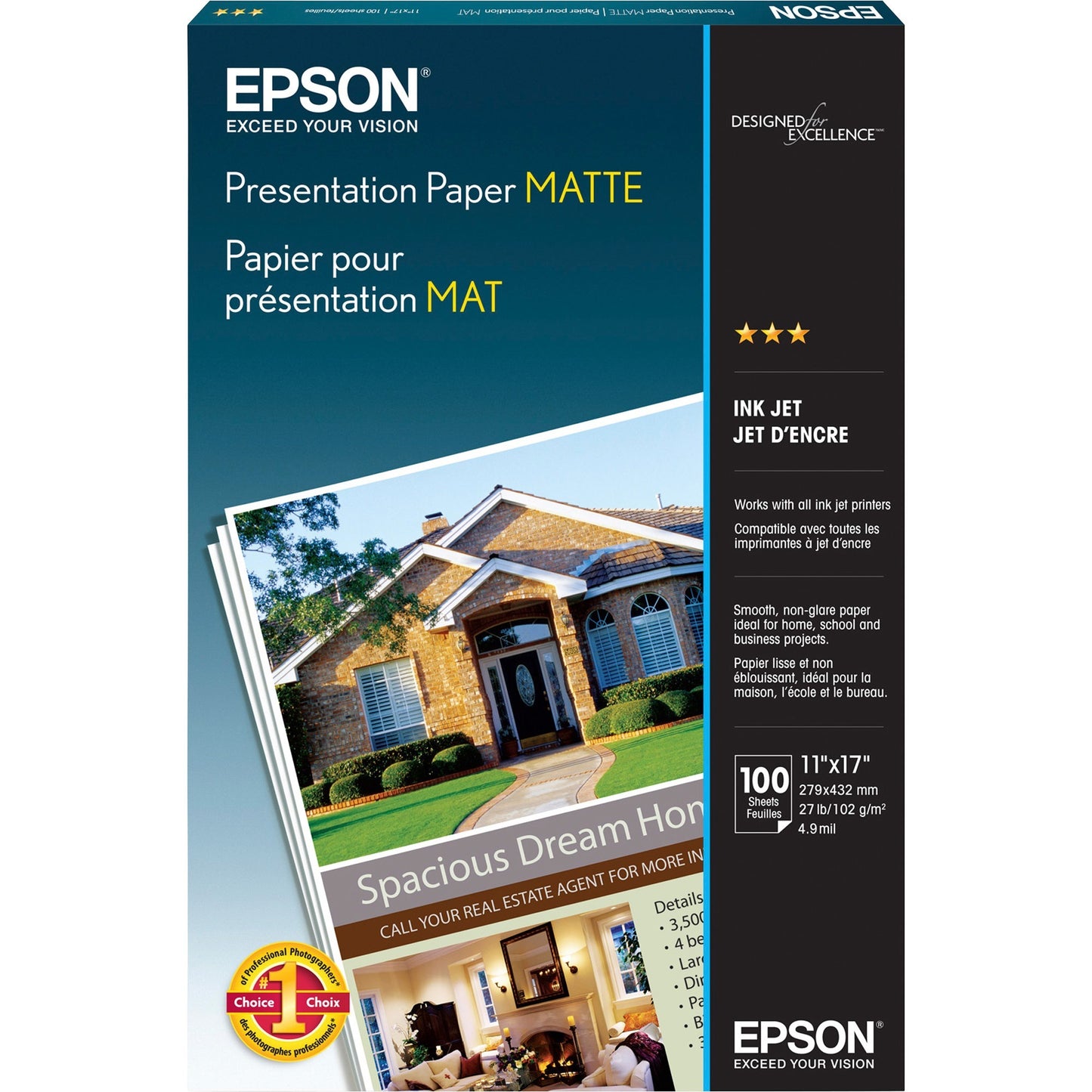 Epson Inkjet Presentation Paper - White