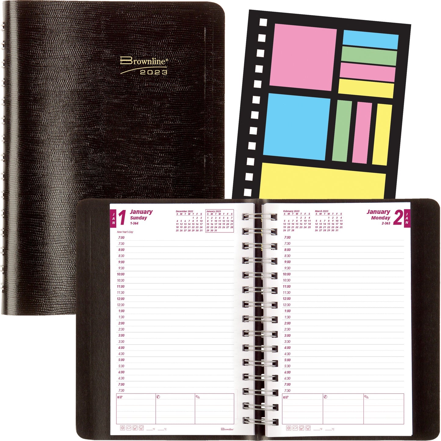 Brownline 2-Part Carbonless Daily Planner