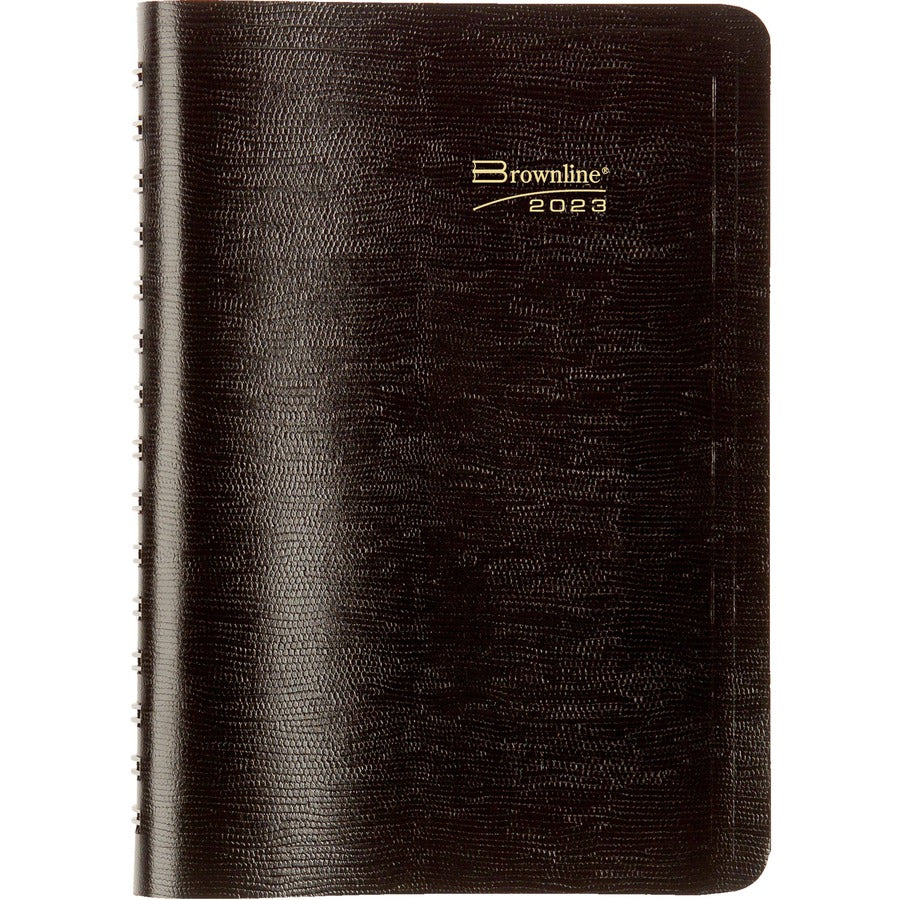 Brownline 2-Part Carbonless Daily Planner - CB634WNBLK