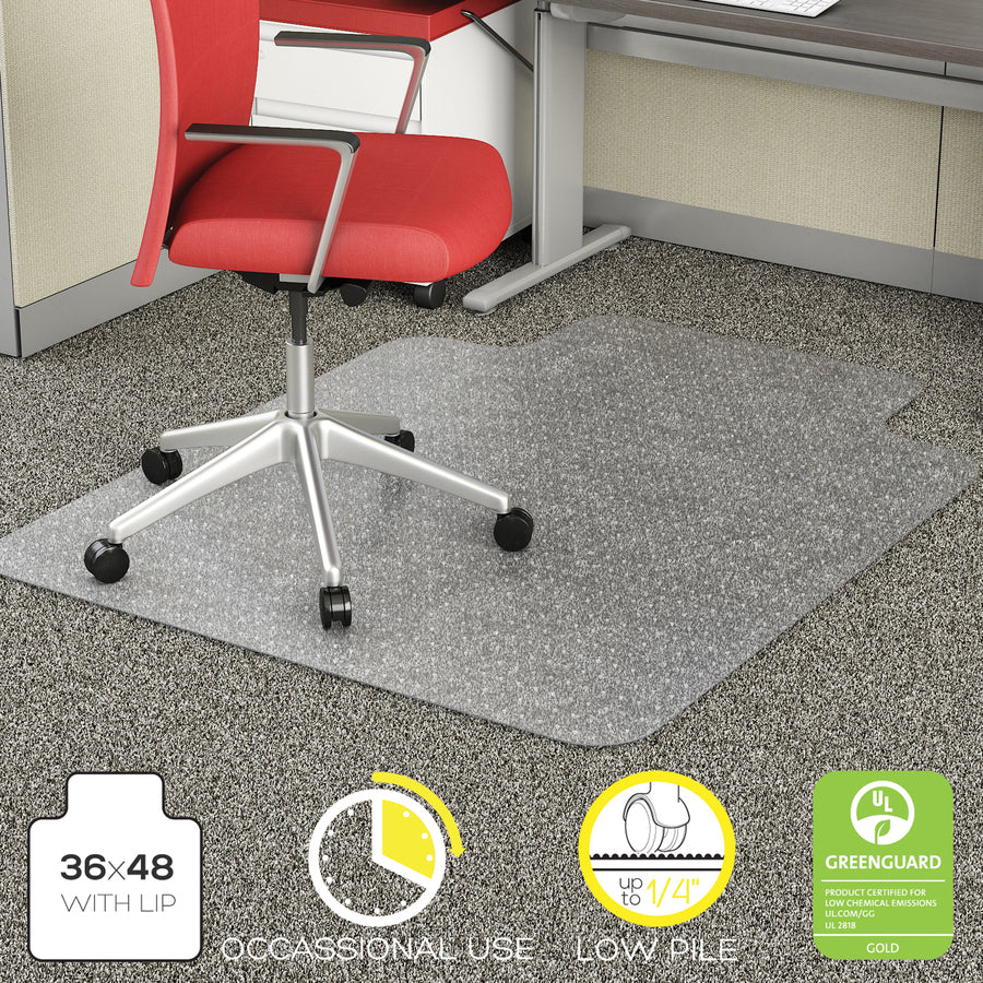 Deflecto EconoMat Chair Mat for Carpet - CM11112