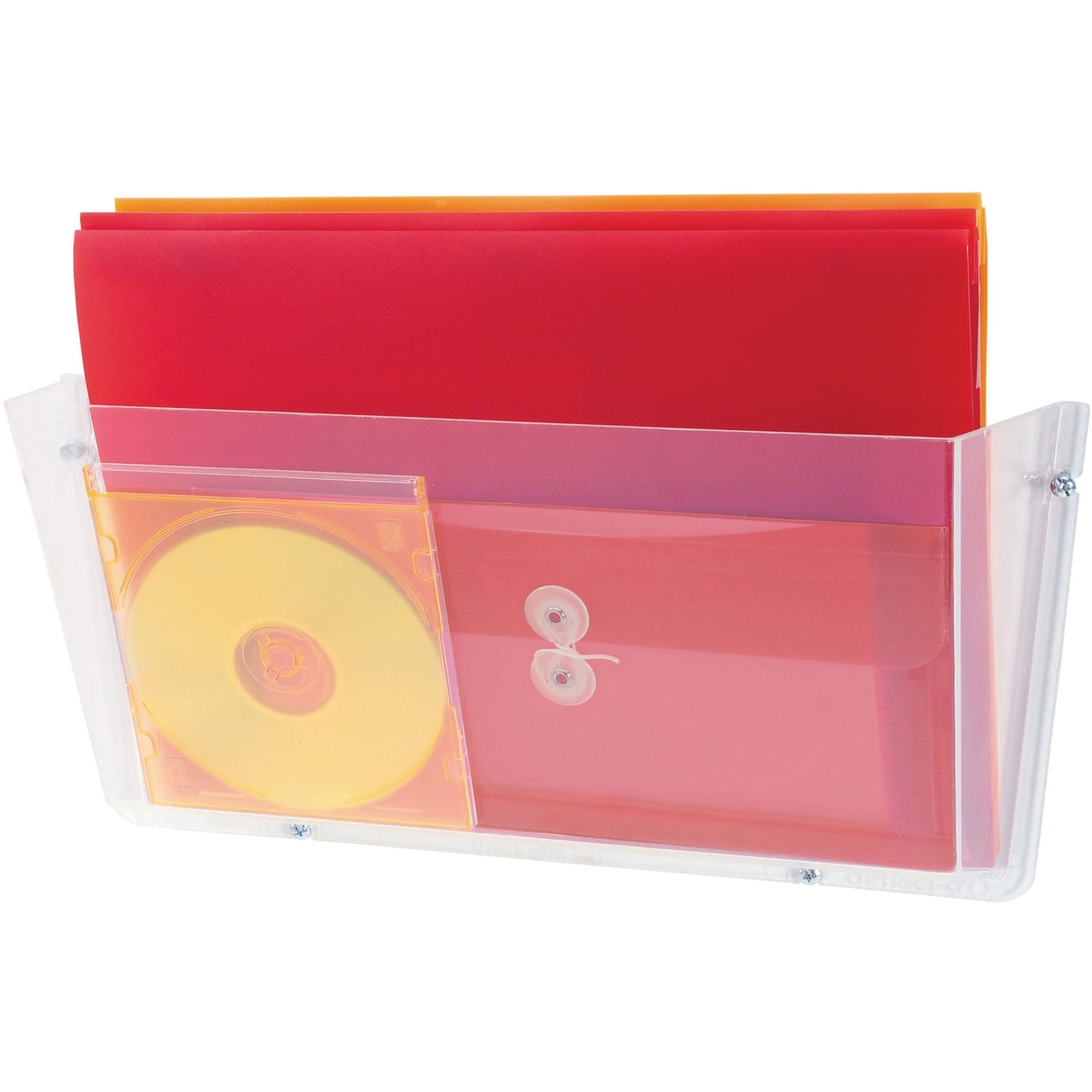 Deflecto Unbreakable Plastic Wall Pockets