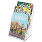 LIT HLDR MAGAZINE 3-TIER*CLEAR