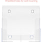 LIT HLDR MAGAZINE 3-TIER*CLEAR