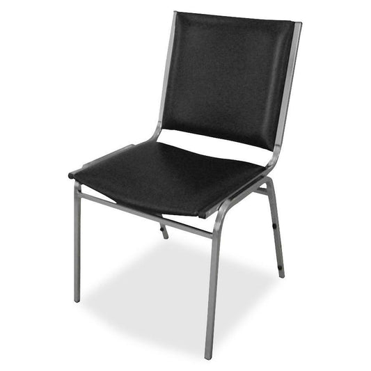 Lorell Padded Armless Stacking Chairs