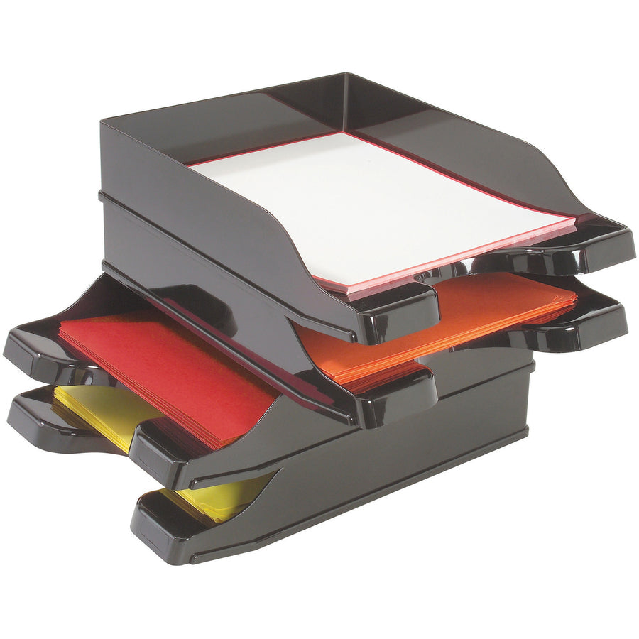 DOCUTRAY, 9.75Wx2.6Hx13.25D*BK